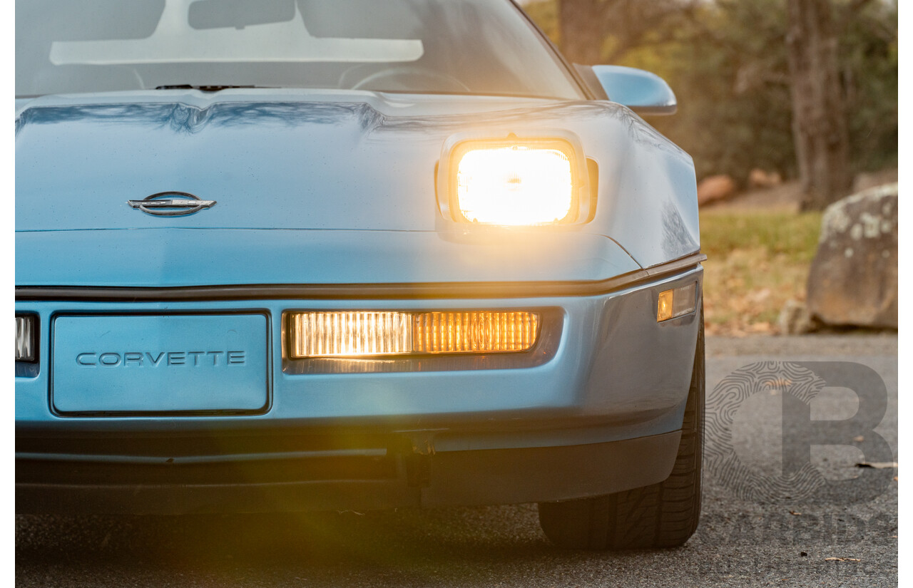 05/1987 Chevrolet Corvette C4 2d Convertible Medium Blue Metallic V8 5.7L