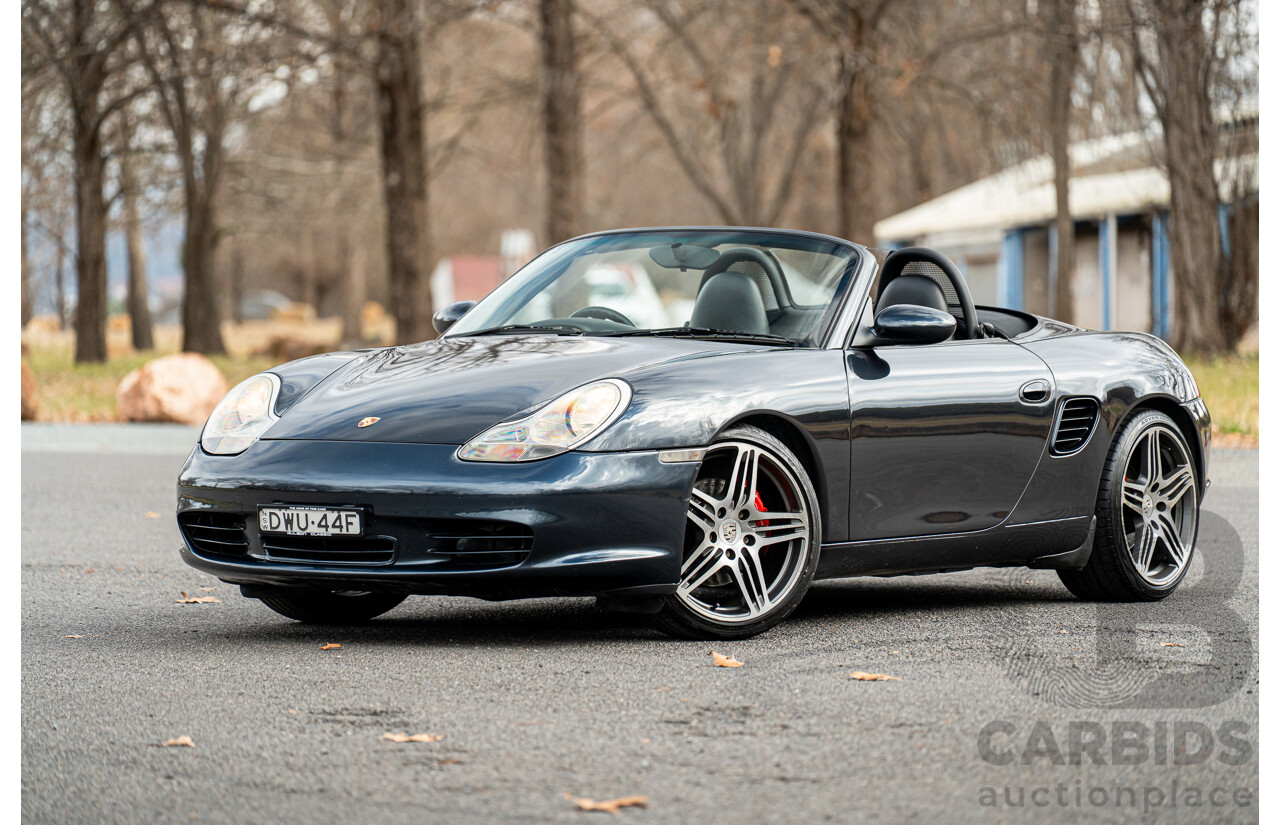 6/2004 Porsche Boxster S 986 MY04 2d Roadster Atlas Grey Metallic 3.2L