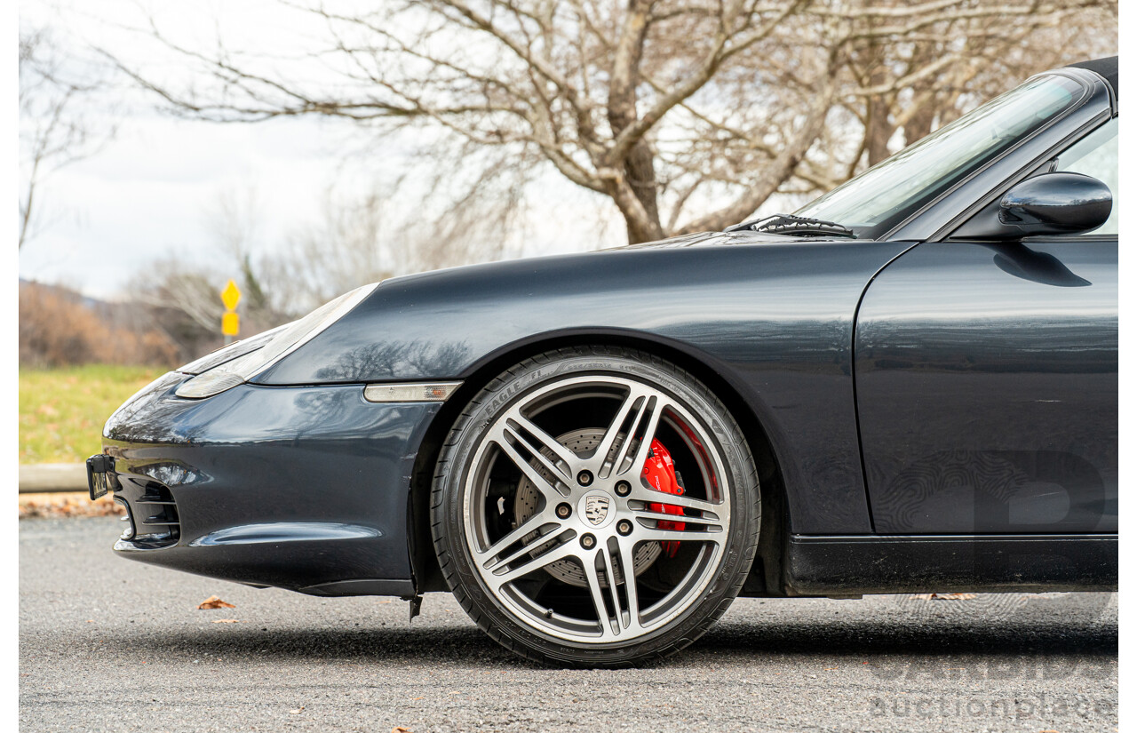6/2004 Porsche Boxster S 986 MY04 2d Roadster Atlas Grey Metallic 3.2L