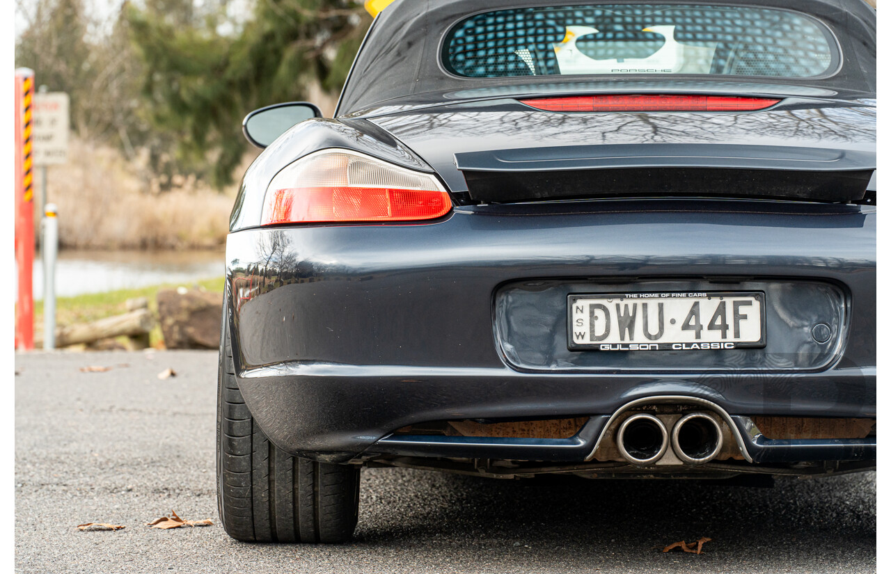 6/2004 Porsche Boxster S 986 MY04 2d Roadster Atlas Grey Metallic 3.2L