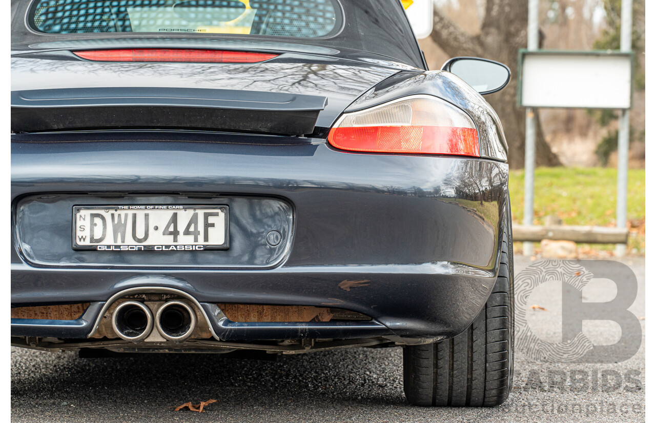 6/2004 Porsche Boxster S 986 MY04 2d Roadster Atlas Grey Metallic 3.2L