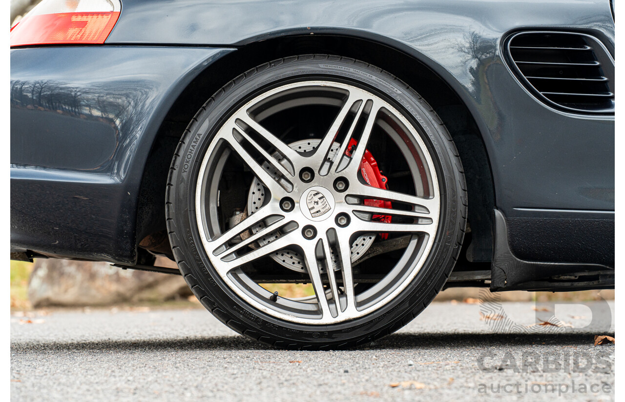 6/2004 Porsche Boxster S 986 MY04 2d Roadster Atlas Grey Metallic 3.2L