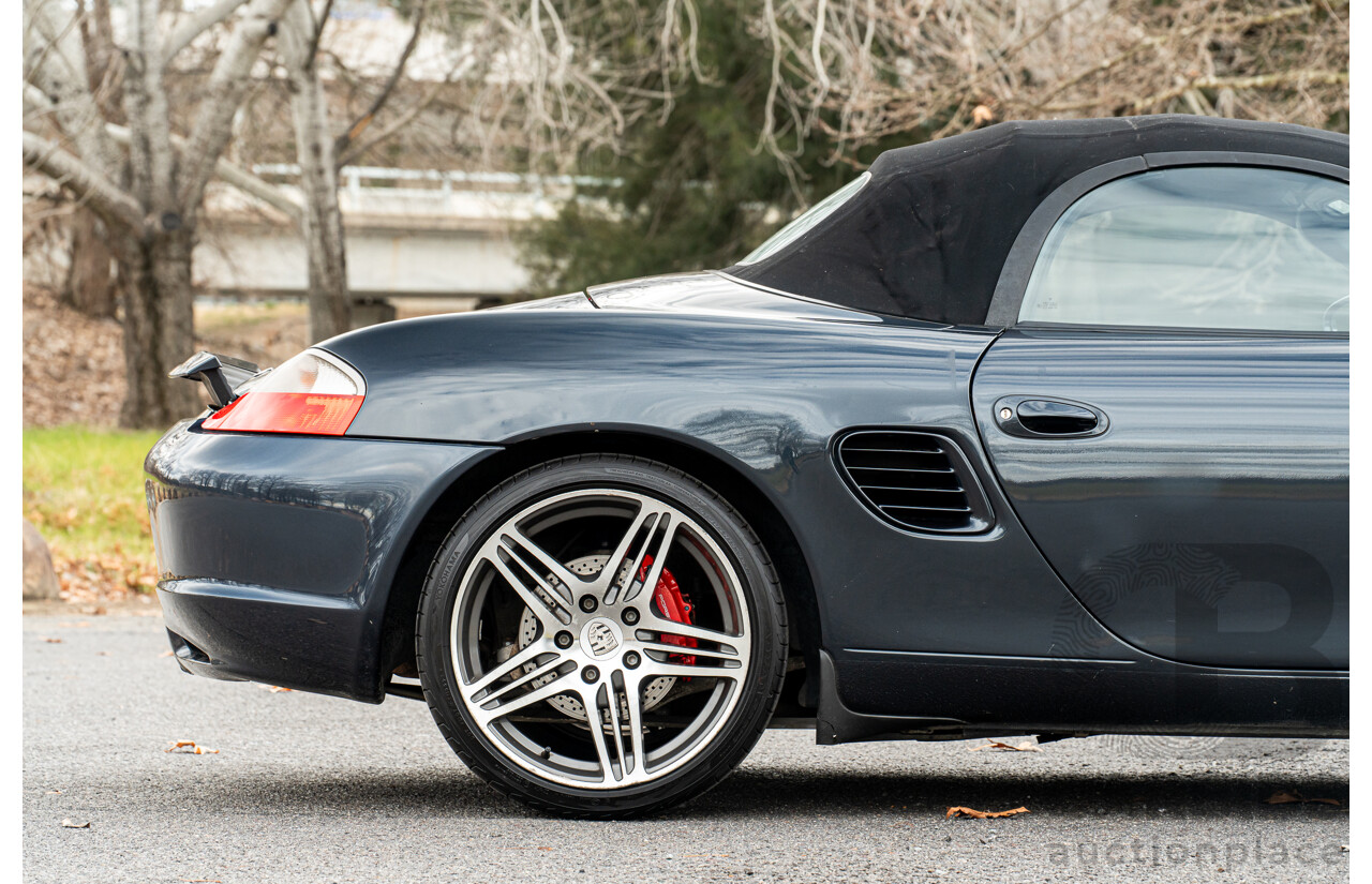 6/2004 Porsche Boxster S 986 MY04 2d Roadster Atlas Grey Metallic 3.2L