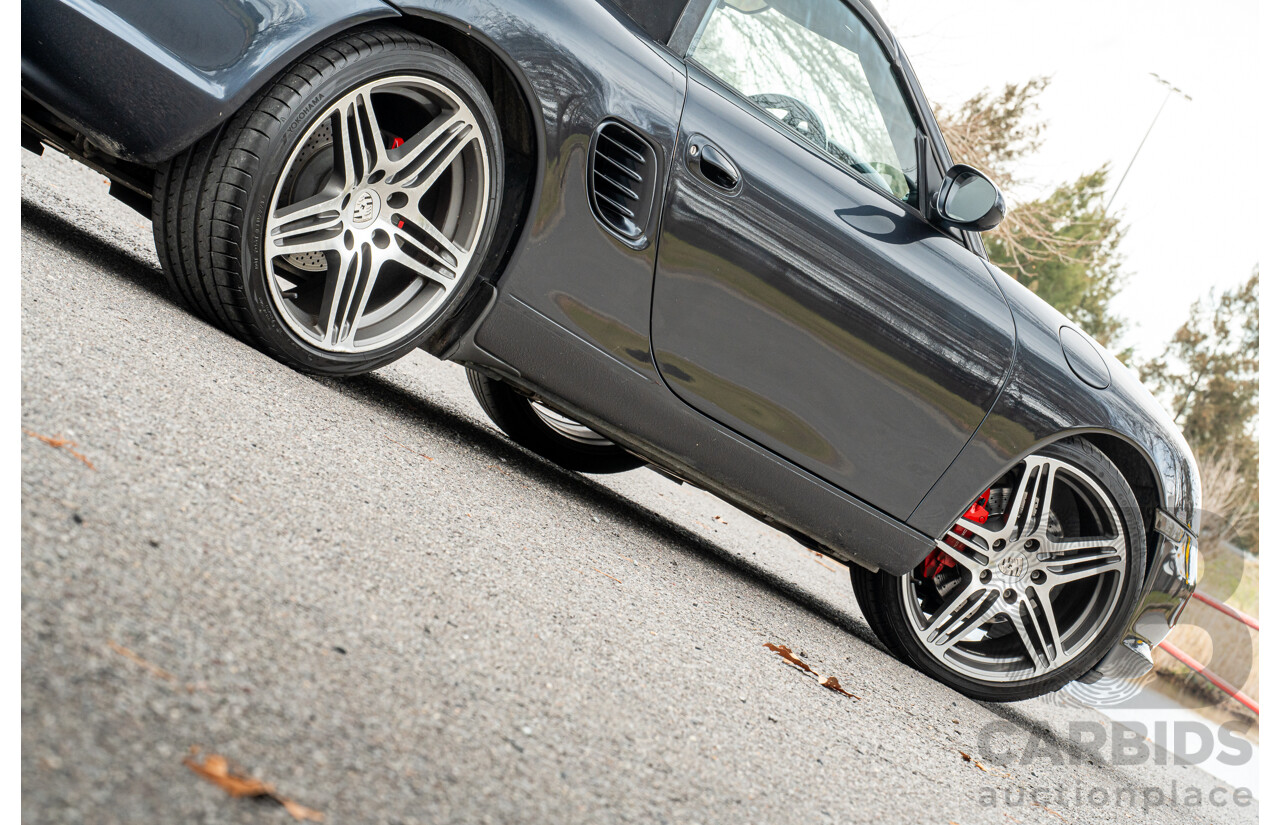 6/2004 Porsche Boxster S 986 MY04 2d Roadster Atlas Grey Metallic 3.2L