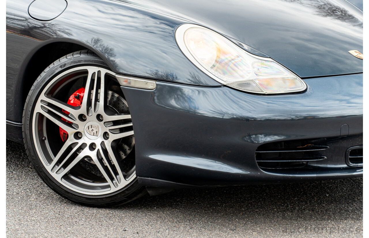 6/2004 Porsche Boxster S 986 MY04 2d Roadster Atlas Grey Metallic 3.2L