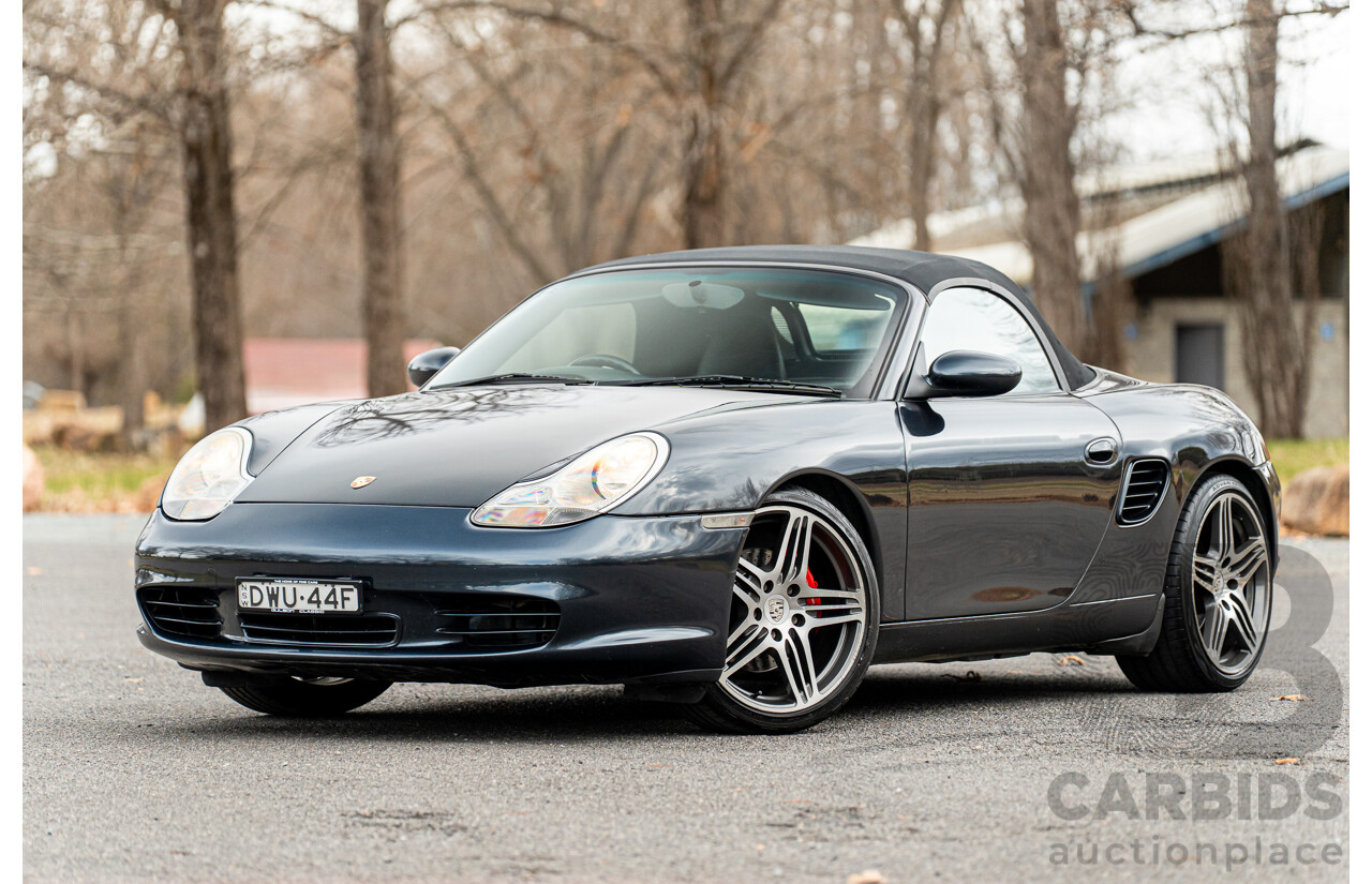 6/2004 Porsche Boxster S 986 MY04 2d Roadster Atlas Grey Metallic 3.2L