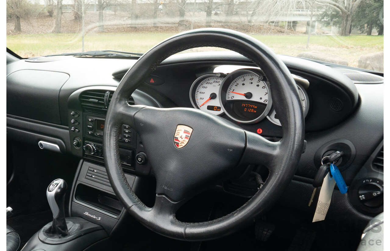 6/2004 Porsche Boxster S 986 MY04 2d Roadster Atlas Grey Metallic 3.2L