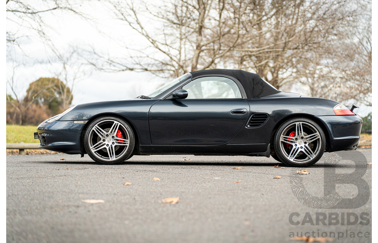 6/2004 Porsche Boxster S 986 MY04 2d Roadster Atlas Grey Metallic 3.2L