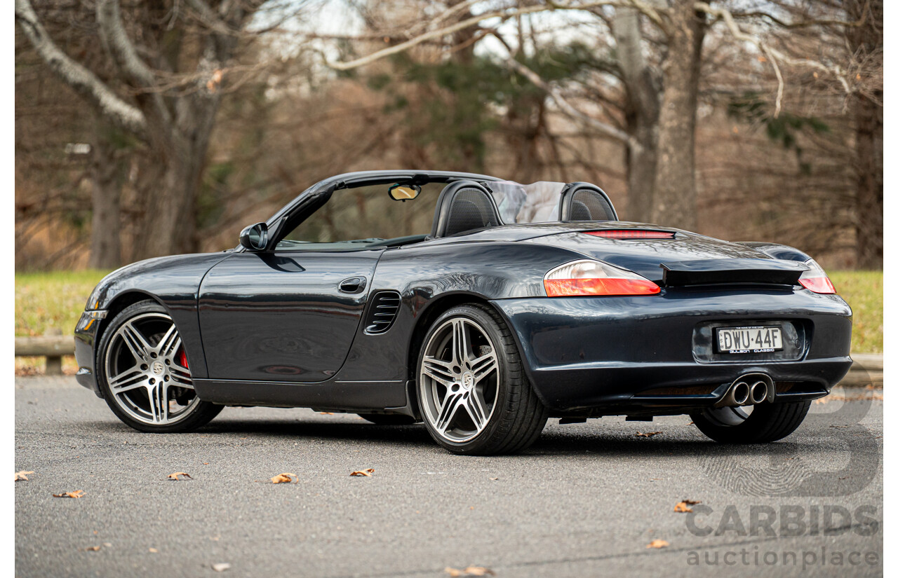 6/2004 Porsche Boxster S 986 MY04 2d Roadster Atlas Grey Metallic 3.2L