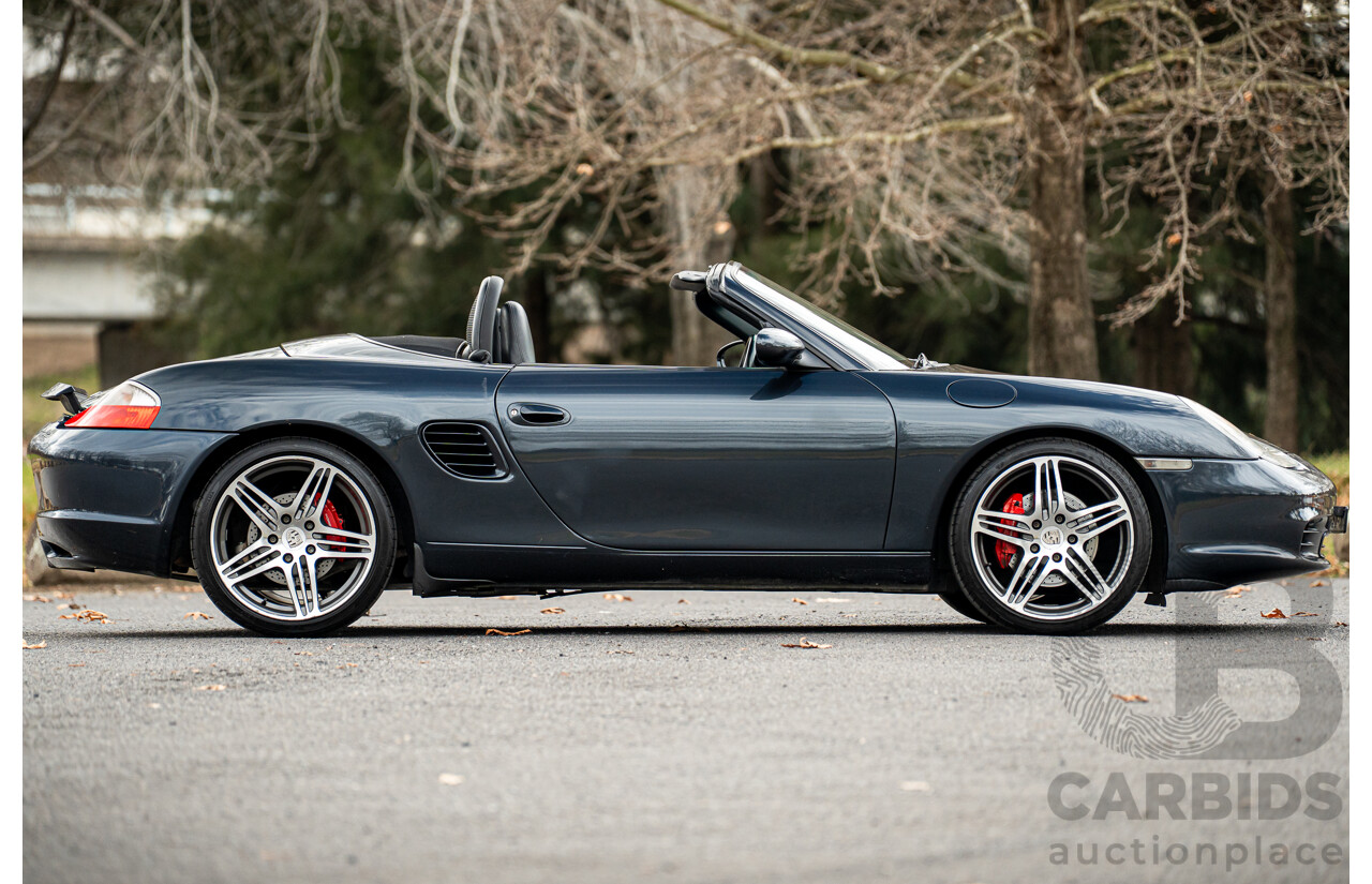 6/2004 Porsche Boxster S 986 MY04 2d Roadster Atlas Grey Metallic 3.2L