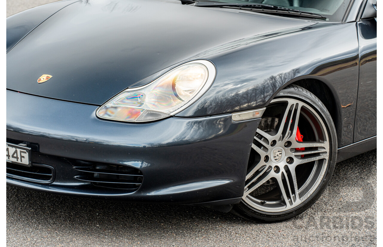 6/2004 Porsche Boxster S 986 MY04 2d Roadster Atlas Grey Metallic 3.2L