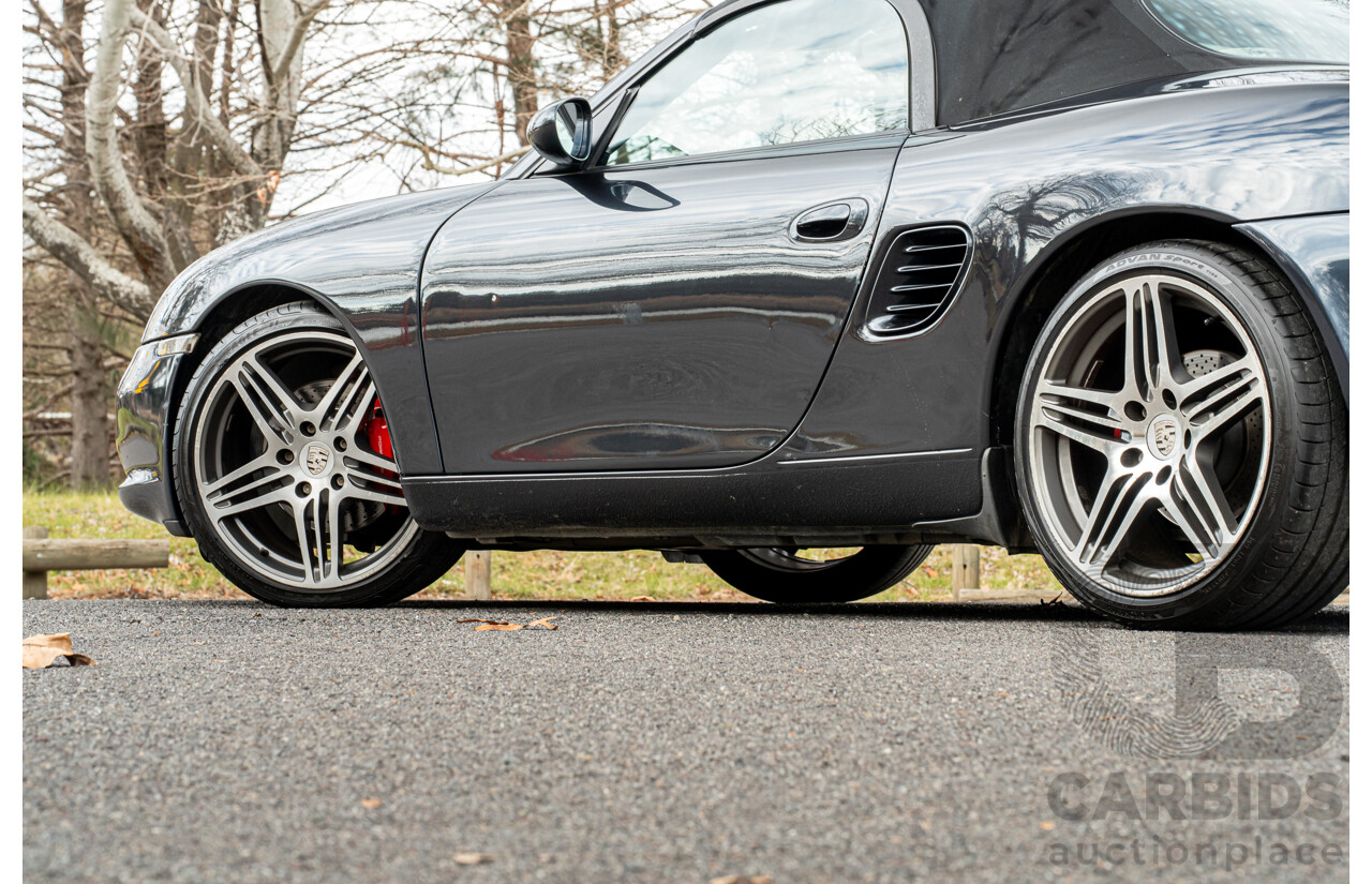 6/2004 Porsche Boxster S 986 MY04 2d Roadster Atlas Grey Metallic 3.2L