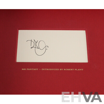 Limited Edition 17 of 900, 'Mr Fantasy: the Lyrics of Jim Capaldi'  Signed by Robert Plant, Steve Winwood & Aninha Capaldi, with 7 Inch Single, Genesis Publications, 2012, Hard Cover in Solander Case