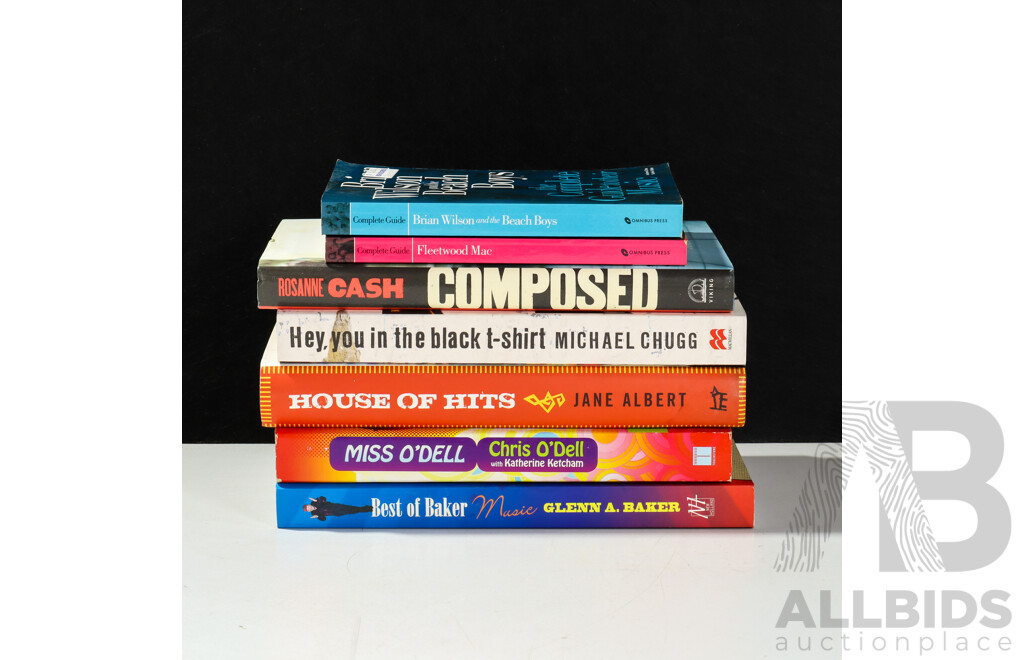 Collection of Seven Special Interest Reference Books Pertaining to Music