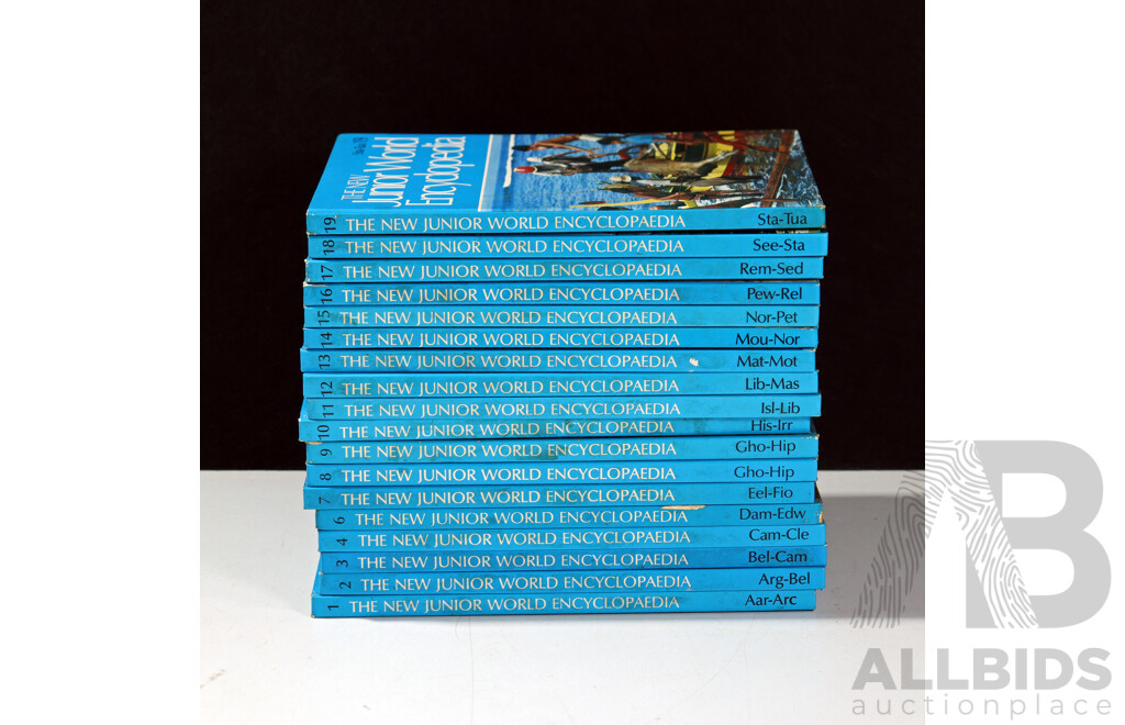 The New Junior World Encyclopaedia, Books 1-4 and 6-21