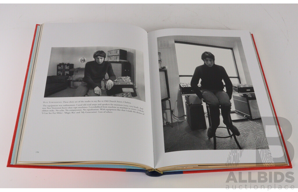 Limited Edition 881 of 1500, Signed by Ross Halfin, 'The Who: Maximum Who', Genesis Publications, 2002, Quarter Leather Bound Hard Cover in Slip Case