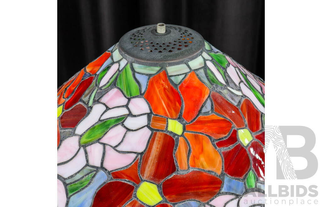 Reproduction Lead Light Table Lamp with Metal Base