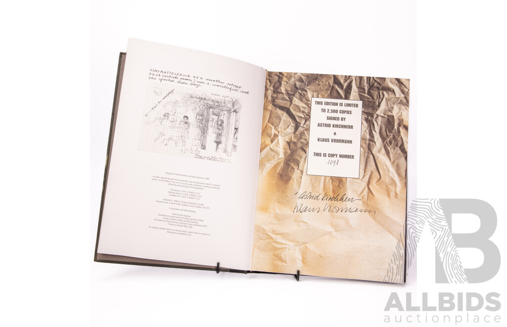 Boxed 'Hamburg Days' by Astrid Kirchherr & Klaus Voorman, Edition 1098/2500
