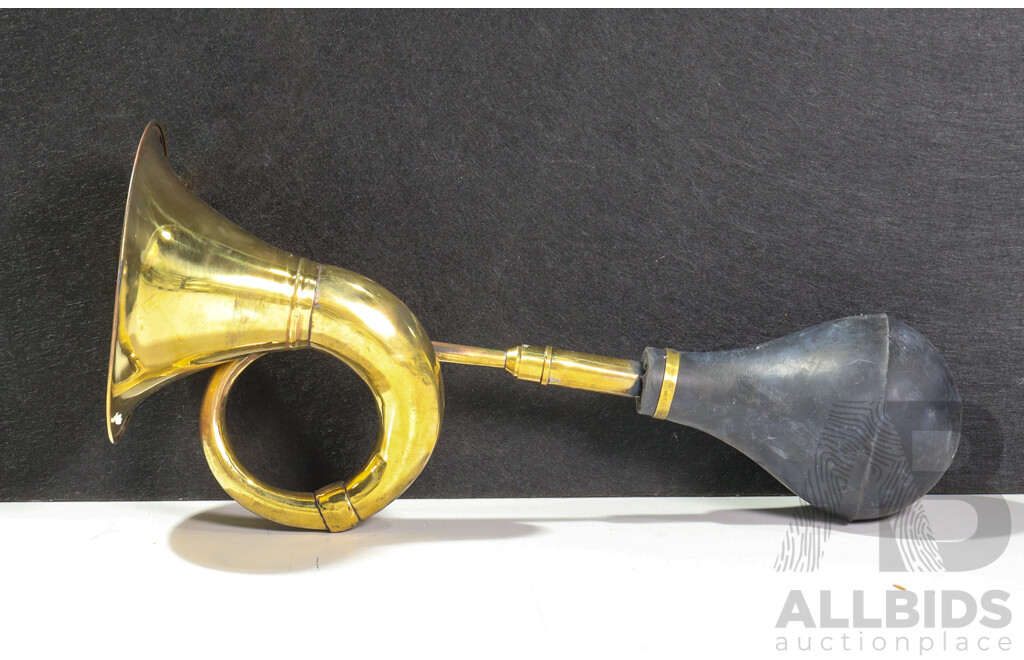 Antique Style Brass Car Horn