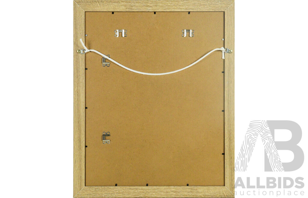 Michael Leunig, (20th Century, Australian, 1945-2024), Backyard Cricketer, Quality Print After Original Ink & Mixed Media on Paper, 58 x 47 cm (frame)