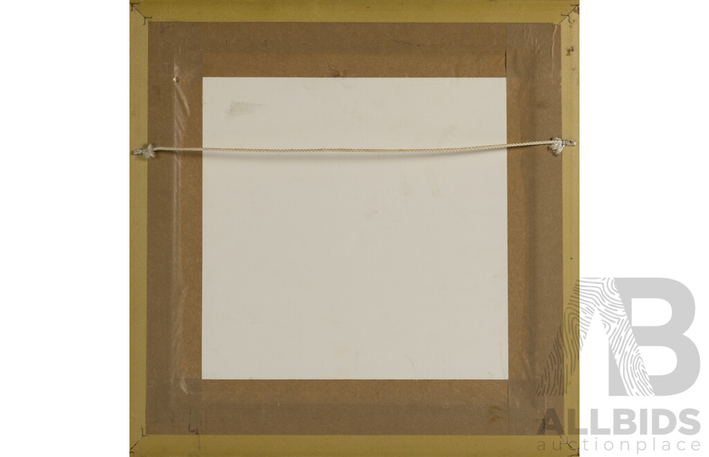 Howard William Steer, (20th Century, Australian, 1947-) I Love My Job, Reproduction Print with Canvas Style Varnish Overlay, 40 x 40 cm (frame)