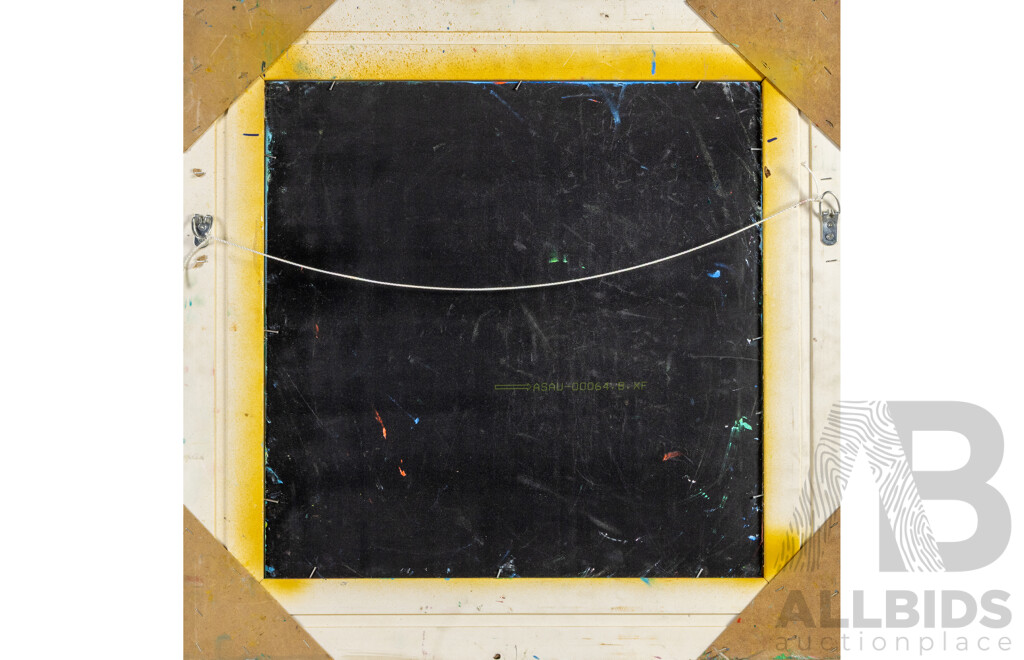 Jack Shahine (20th Century, Australian), Spring is in Bloom, Original Acrylic & Enamel on Board, 66H x 68W cm (frame)