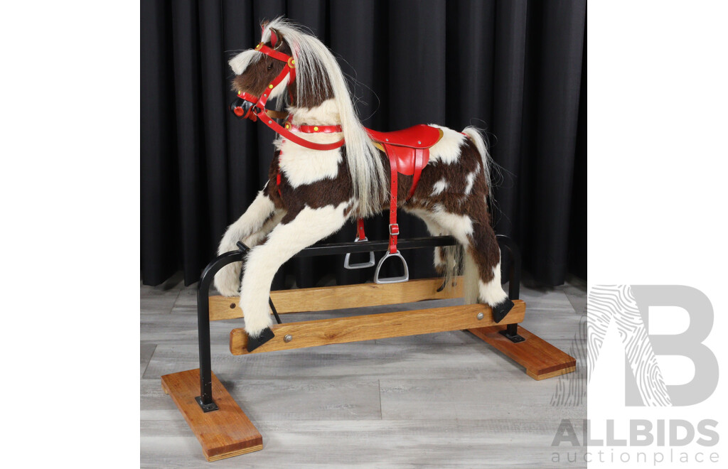 Reproduction Handcrafted Rocking Horse