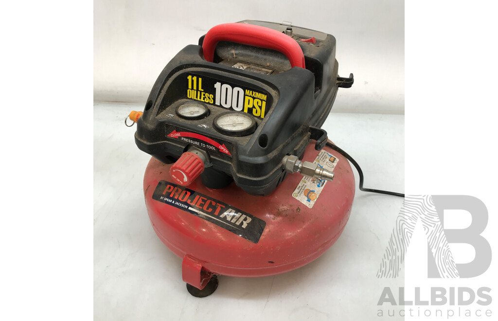 Spear & Jackson Project Air 11L Air Compressor