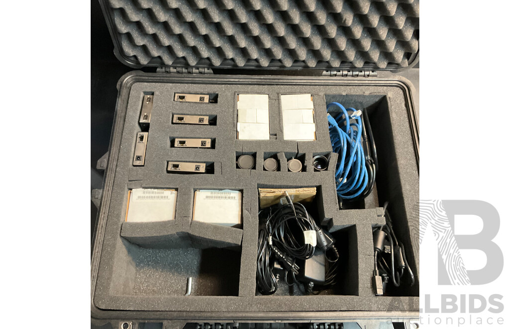 Point Grey RoHS 0.3MP B&W Firefly MV 1394a Camera with Lens 2.8-10mm F1.6 IR and FWB-LDR-CAT5 FirePRO LDR (long Distance Repeater) in Pelican 1600 Carry Case