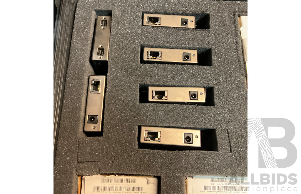 Point Grey RoHS 0.3MP B&W Firefly MV 1394a Camera with Lens 2.8-10mm F1.6 IR and FWB-LDR-CAT5 FirePRO LDR (long Distance Repeater) in Pelican 1600 Carry Case