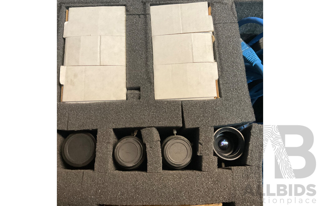 Point Grey RoHS 0.3MP B&W Firefly MV 1394a Camera with Lens 2.8-10mm F1.6 IR and FWB-LDR-CAT5 FirePRO LDR (long Distance Repeater) in Pelican 1600 Carry Case
