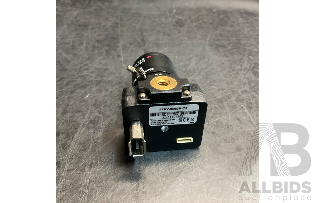 Point Grey RoHS 0.3MP B&W Firefly MV 1394a Camera with Lens 2.8-10mm F1.6 IR and FWB-LDR-CAT5 FirePRO LDR (long Distance Repeater) in Pelican 1600 Carry Case