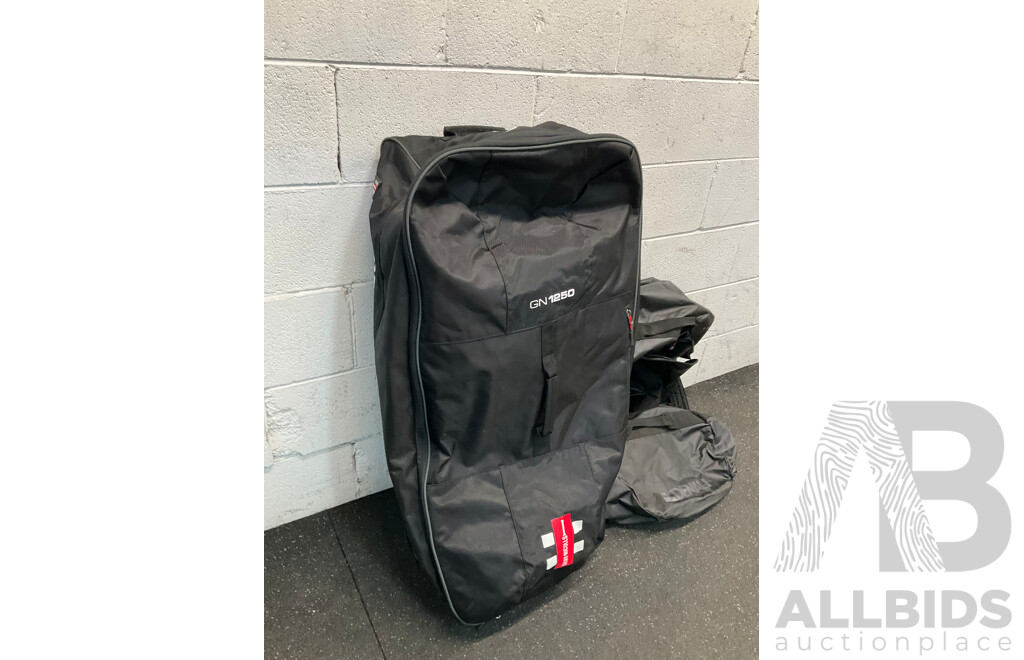 GRAY NICOLLS (GN1250) Cricket Bag and DENALI Expedition Duffle Bag - ORP $ 359 - Lot of 2