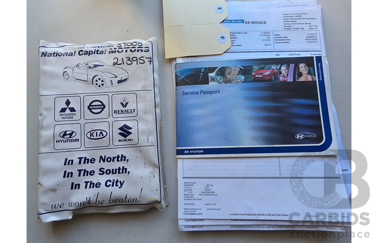 3/2009 Hyundai i30 SX 1.6 CRDi FD MY09 5d Hatchback Blue Turbo Diesel 1.6L