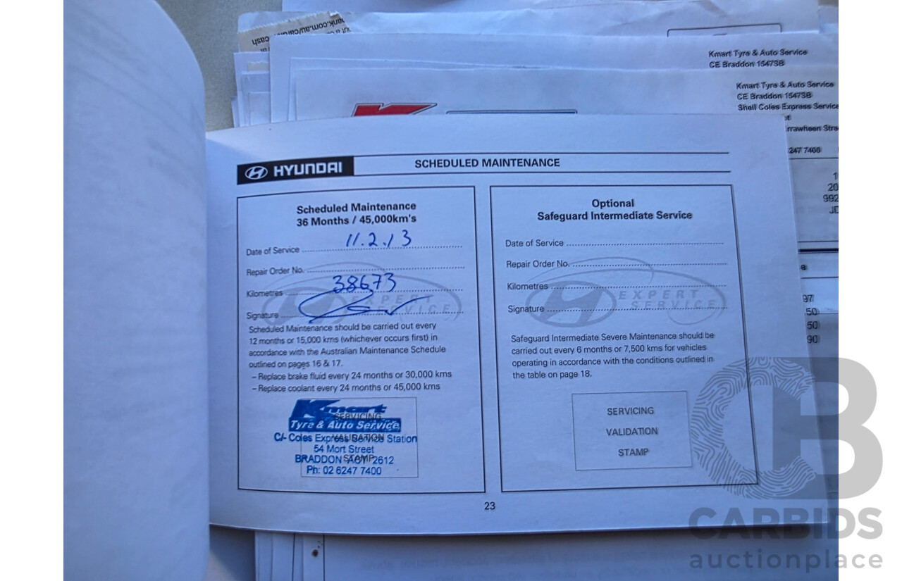 3/2009 Hyundai i30 SX 1.6 CRDi FD MY09 5d Hatchback Blue Turbo Diesel 1.6L