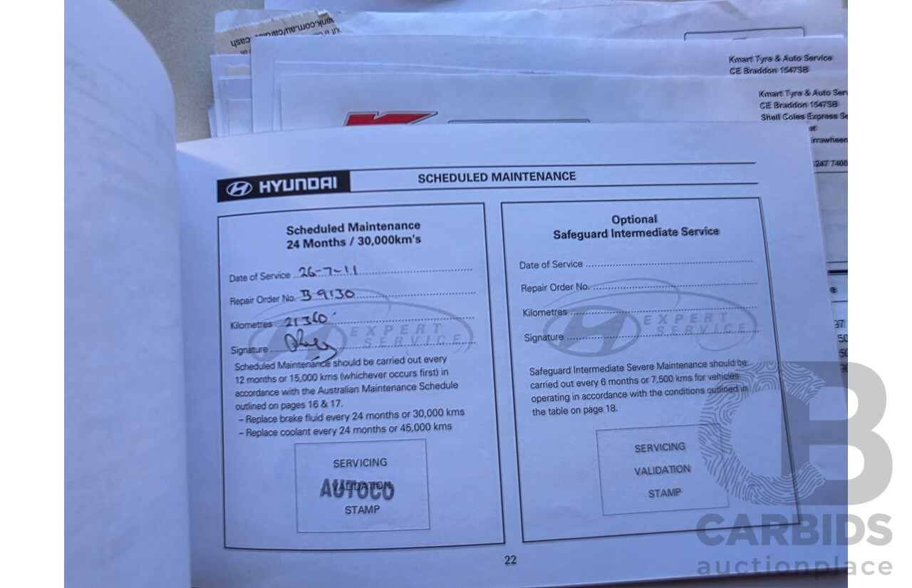 3/2009 Hyundai i30 SX 1.6 CRDi FD MY09 5d Hatchback Blue Turbo Diesel 1.6L