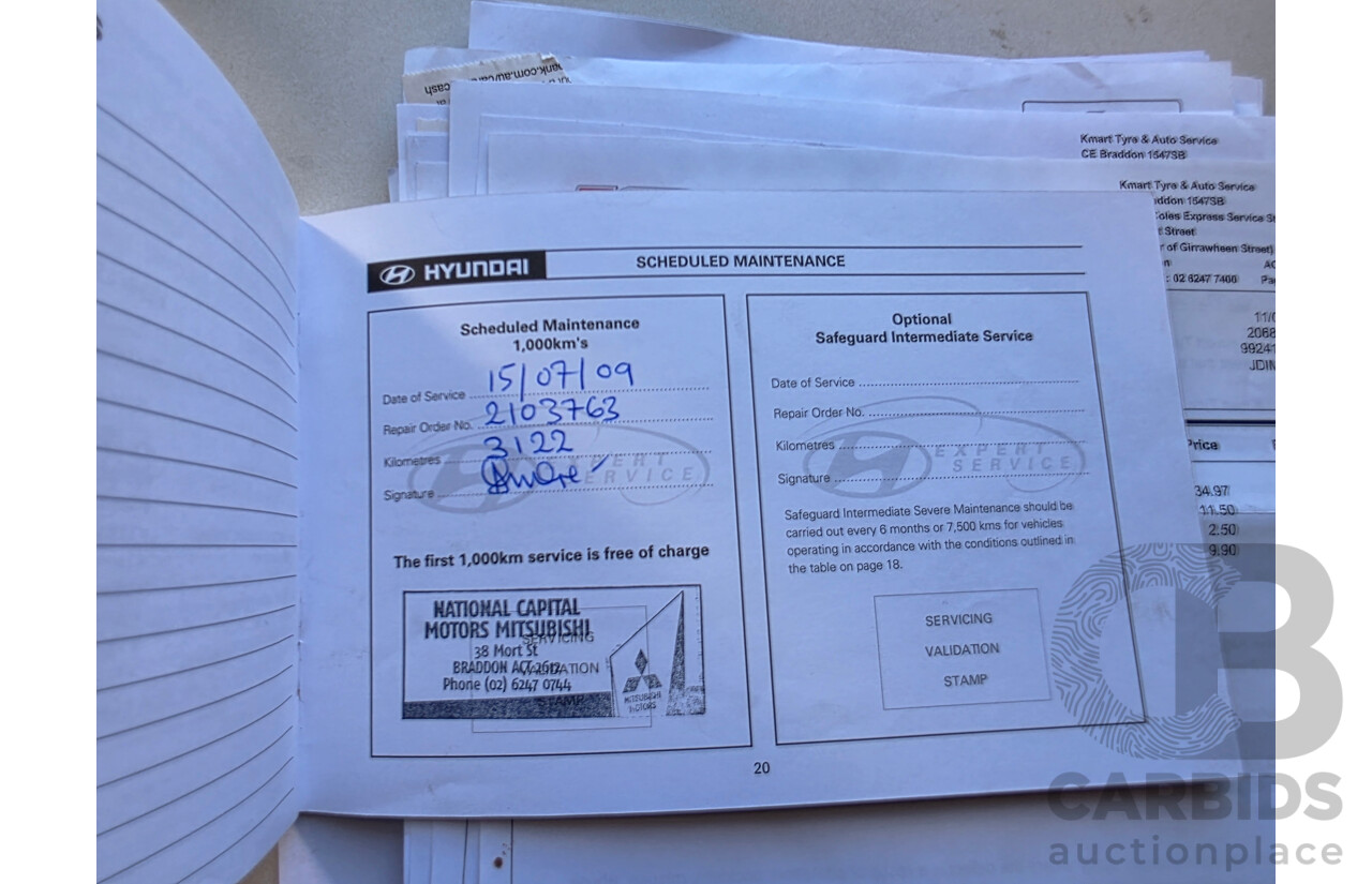 3/2009 Hyundai i30 SX 1.6 CRDi FD MY09 5d Hatchback Blue Turbo Diesel 1.6L