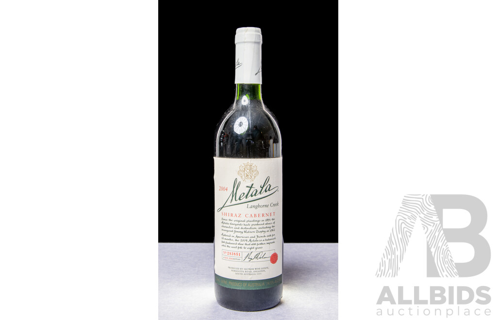 Metala Langhorn Creek Shiraz Cabernet Vintage 2004
