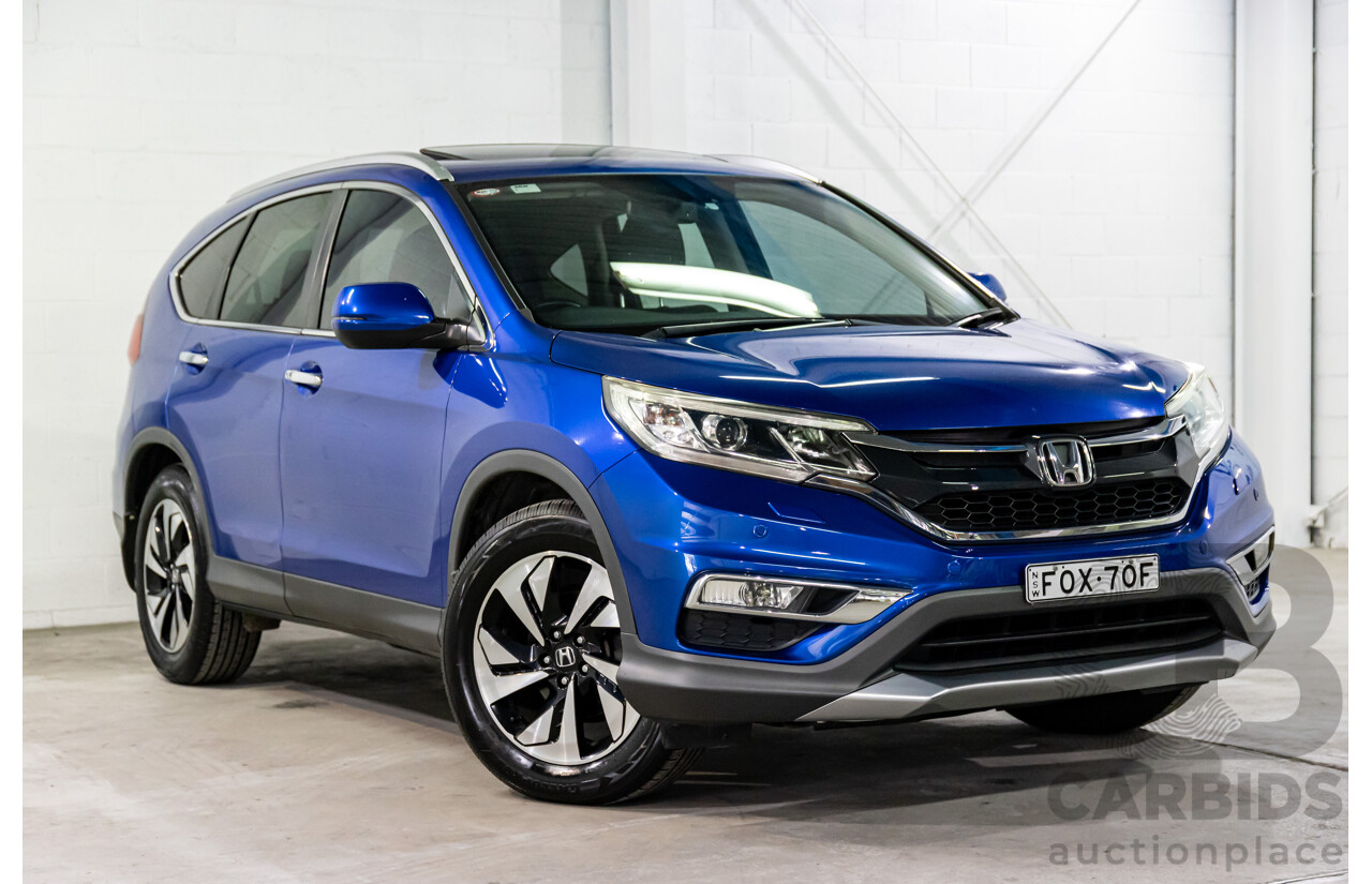 05/2016 Honda CR-V VTi-L (4x4) 4x4 30 Series 2 MY17 4d Wagon Brilliant Sporty Blue Metallic 2.4L