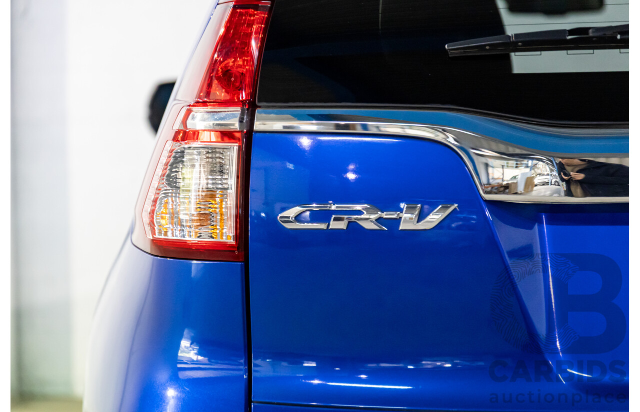 05/2016 Honda CR-V VTi-L (4x4) 4x4 30 Series 2 MY17 4d Wagon Brilliant Sporty Blue Metallic 2.4L