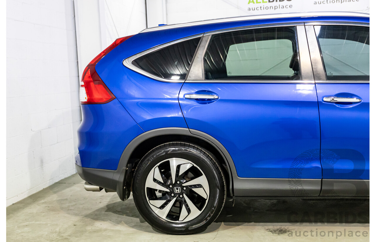 05/2016 Honda CR-V VTi-L (4x4) 4x4 30 Series 2 MY17 4d Wagon Brilliant Sporty Blue Metallic 2.4L