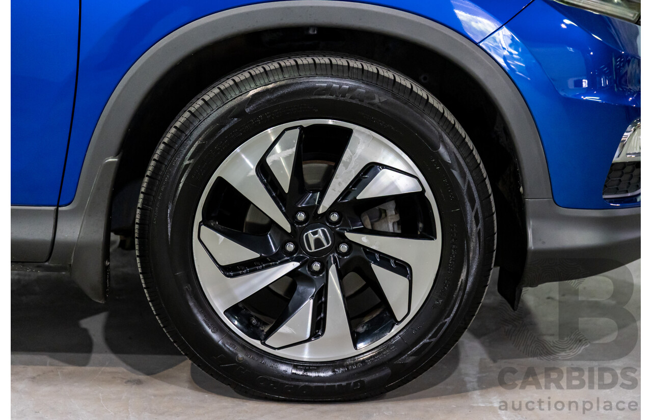 05/2016 Honda CR-V VTi-L (4x4) 4x4 30 Series 2 MY17 4d Wagon Brilliant Sporty Blue Metallic 2.4L