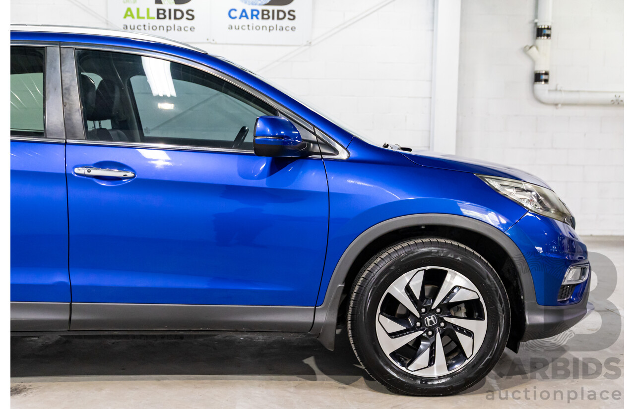05/2016 Honda CR-V VTi-L (4x4) 4x4 30 Series 2 MY17 4d Wagon Brilliant Sporty Blue Metallic 2.4L