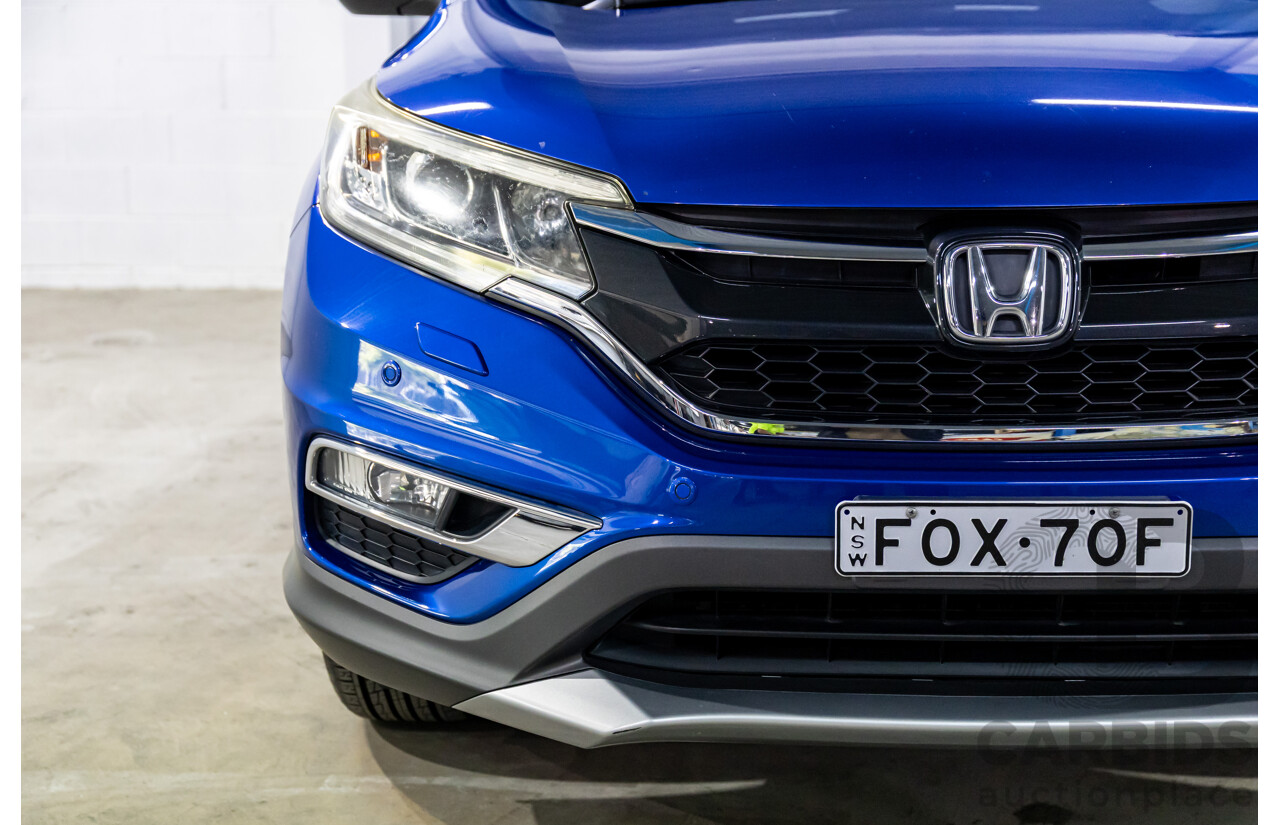 05/2016 Honda CR-V VTi-L (4x4) 4x4 30 Series 2 MY17 4d Wagon Brilliant Sporty Blue Metallic 2.4L