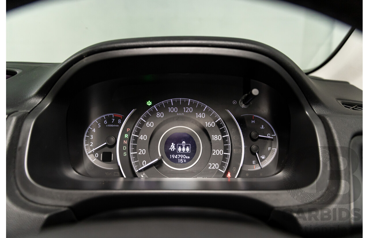 05/2016 Honda CR-V VTi-L (4x4) 4x4 30 Series 2 MY17 4d Wagon Brilliant Sporty Blue Metallic 2.4L