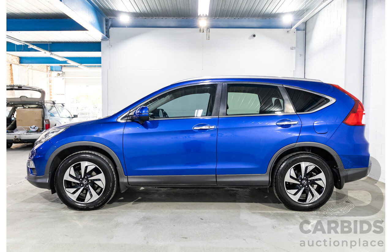 05/2016 Honda CR-V VTi-L (4x4) 4x4 30 Series 2 MY17 4d Wagon Brilliant Sporty Blue Metallic 2.4L