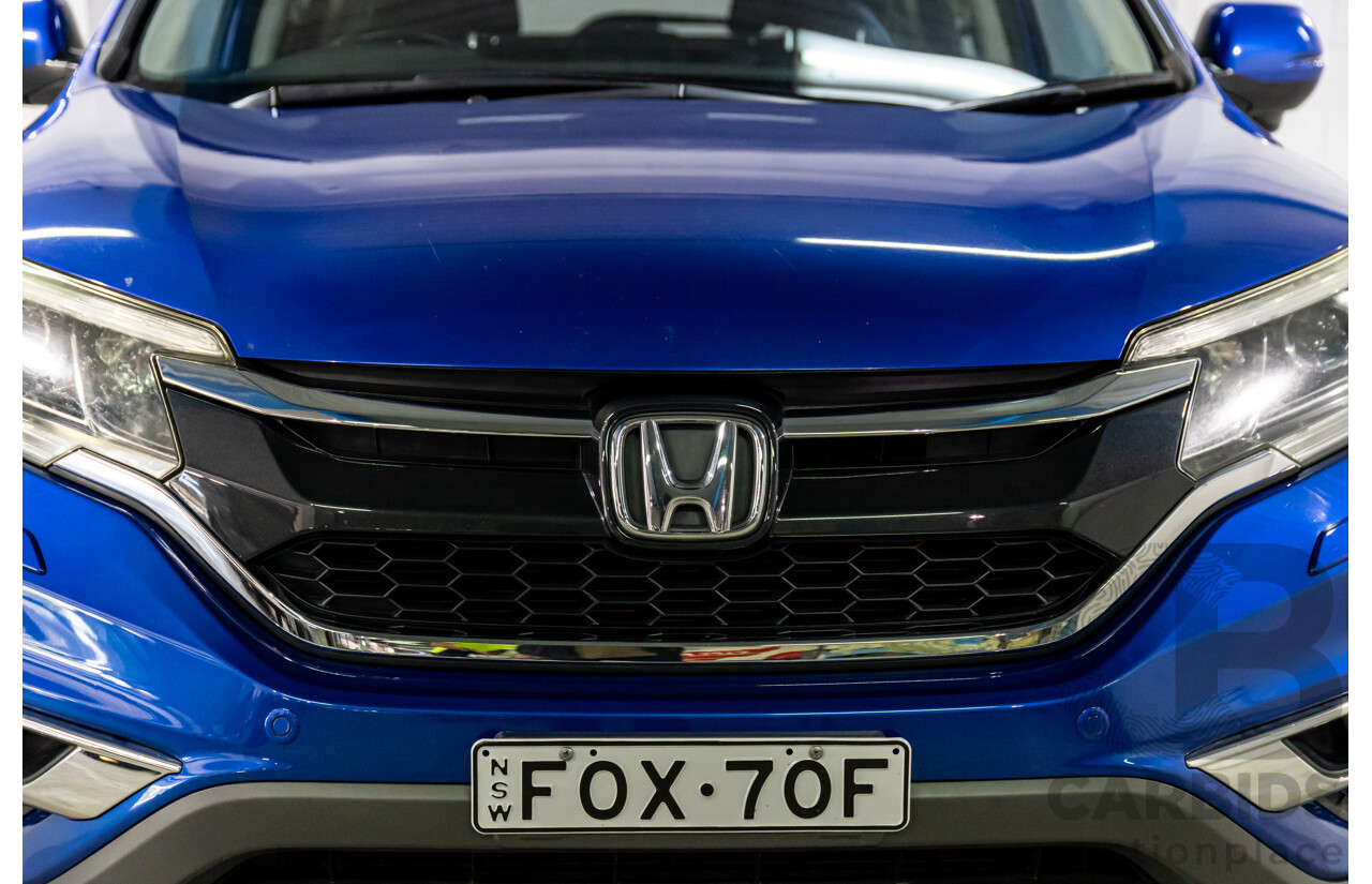 05/2016 Honda CR-V VTi-L (4x4) 4x4 30 Series 2 MY17 4d Wagon Brilliant Sporty Blue Metallic 2.4L