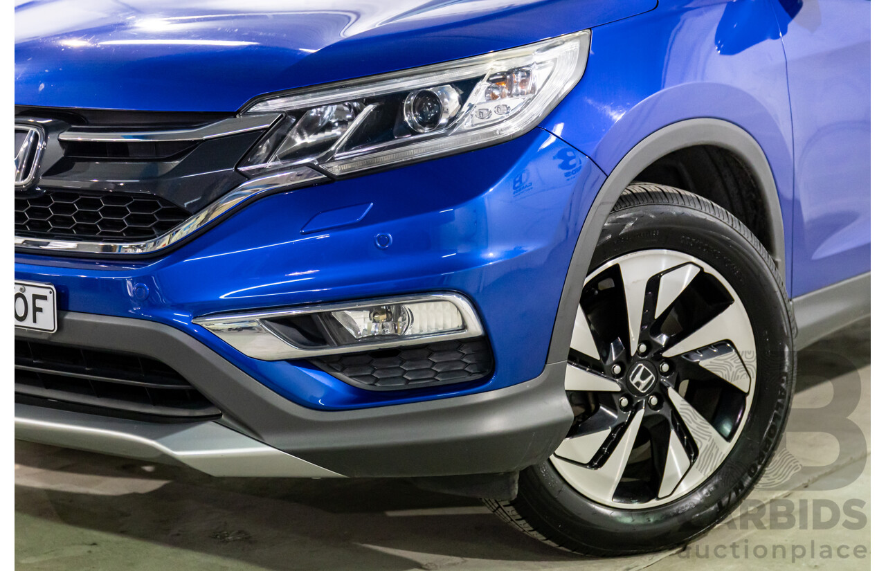05/2016 Honda CR-V VTi-L (4x4) 4x4 30 Series 2 MY17 4d Wagon Brilliant Sporty Blue Metallic 2.4L