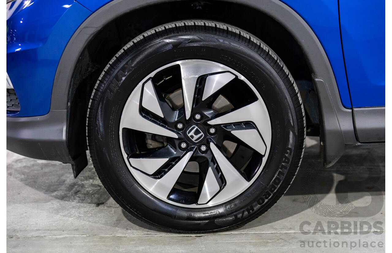 05/2016 Honda CR-V VTi-L (4x4) 4x4 30 Series 2 MY17 4d Wagon Brilliant Sporty Blue Metallic 2.4L