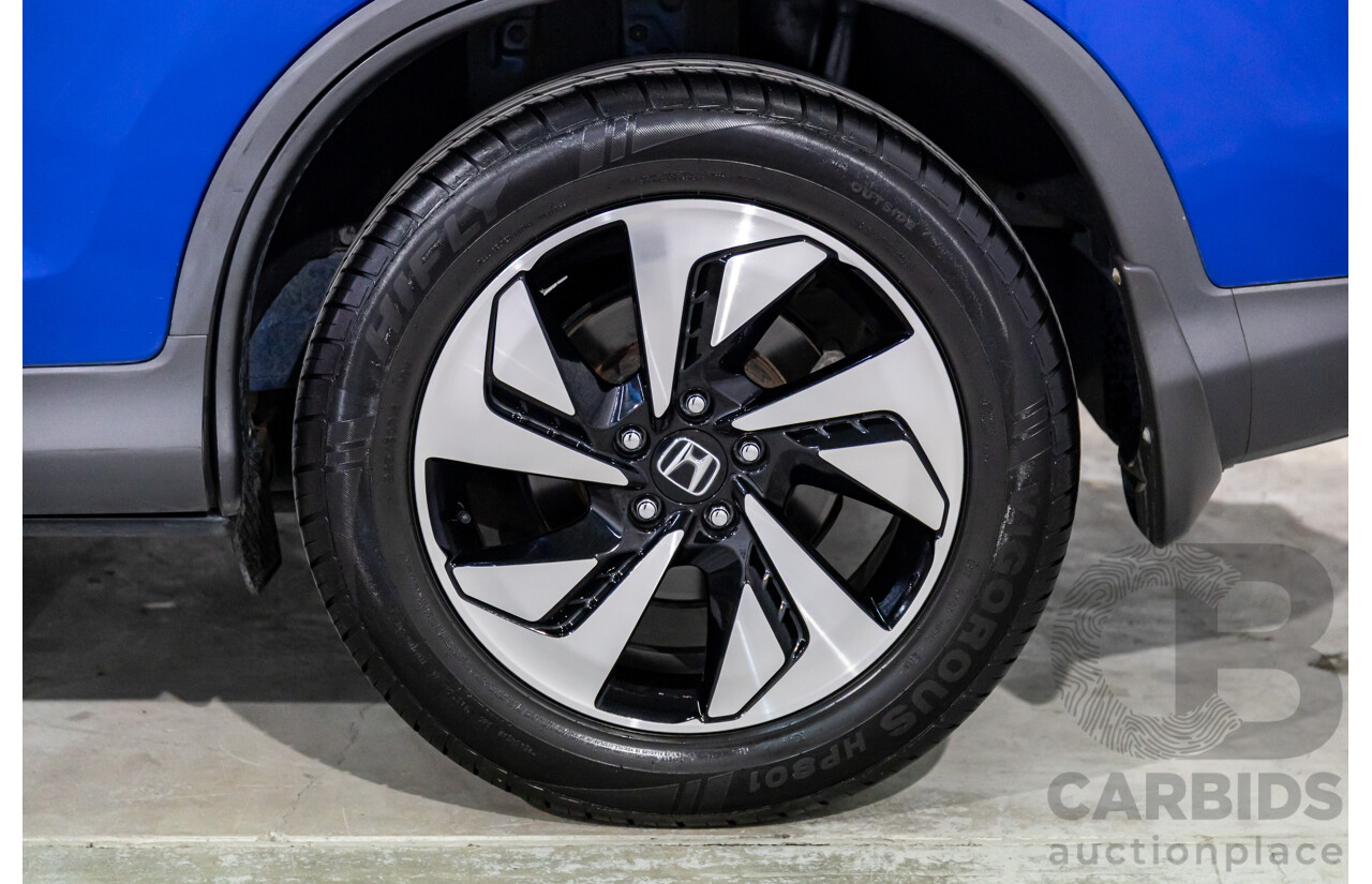 05/2016 Honda CR-V VTi-L (4x4) 4x4 30 Series 2 MY17 4d Wagon Brilliant Sporty Blue Metallic 2.4L